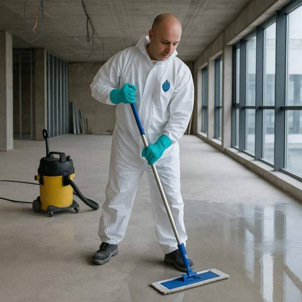 Remise en état de fin de chantier par entreprise de propreté proche de Lyon