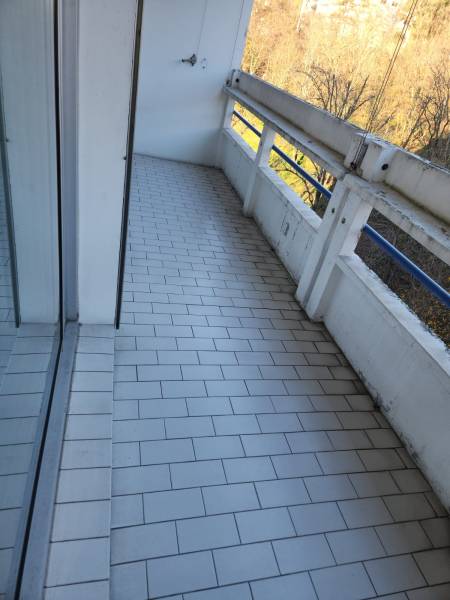 Après nettoyage sol balcon