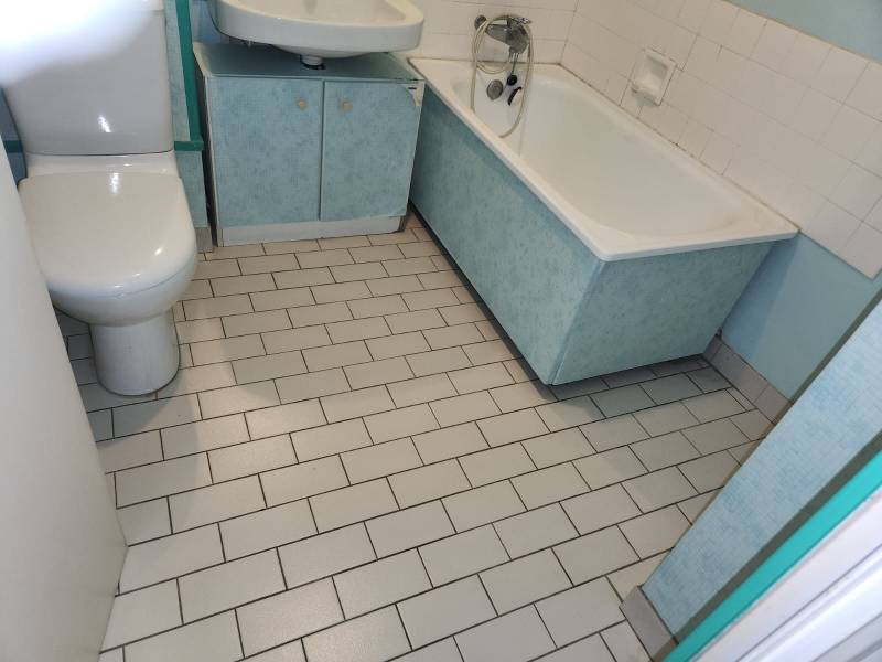 Après nettoyage salle de bain