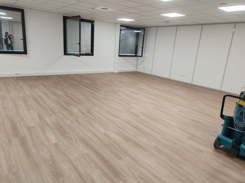 Après nettoyage parquet 